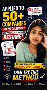 Applied to 50+ companies but no callback? The problem is in your resume